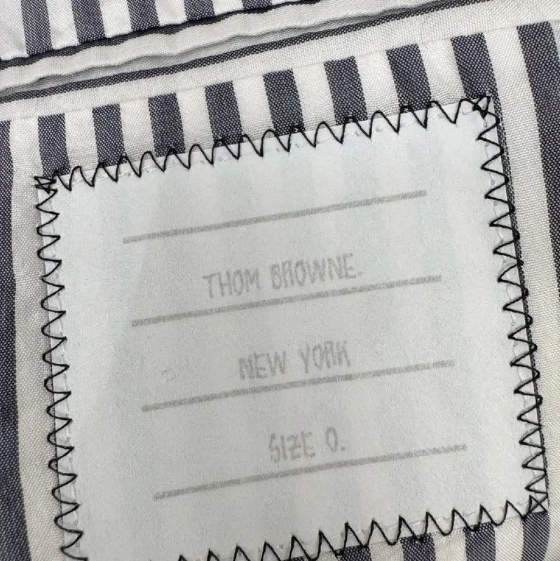 Thom Browne Thom Browne Women's Color Block Trench Coat 0089 Size S / US 4 / IT 40 - 4 Thumbnail