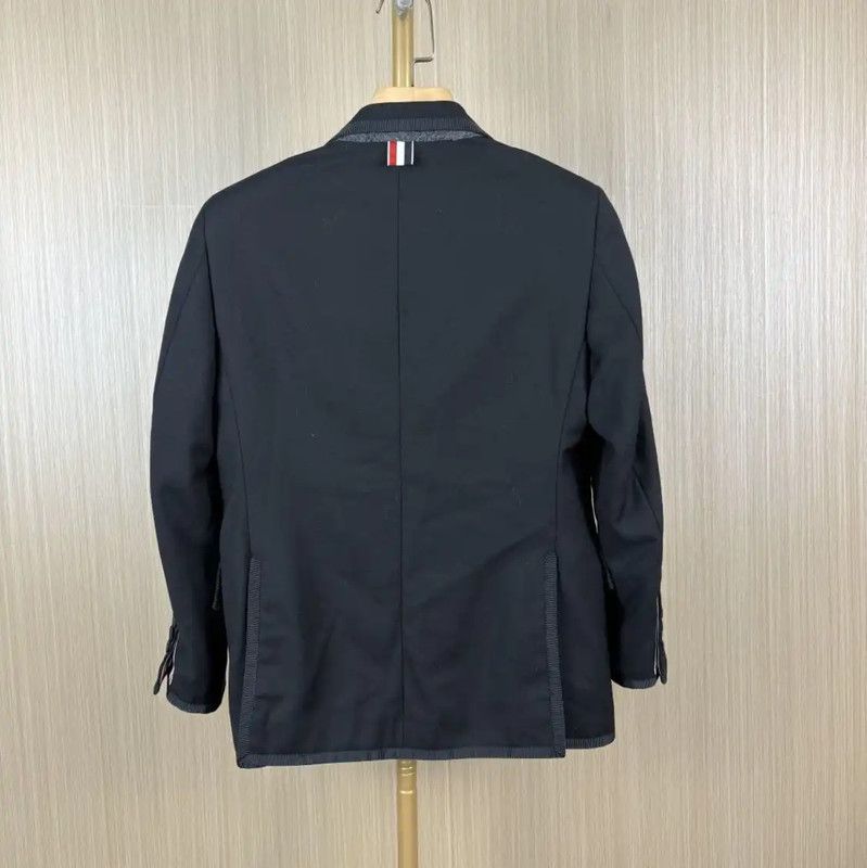 Thom Browne Thom Browne Black Wool Women's Cardigan 0089 Size M / US 6-8 / IT 42-44 - 2 Thumbnail