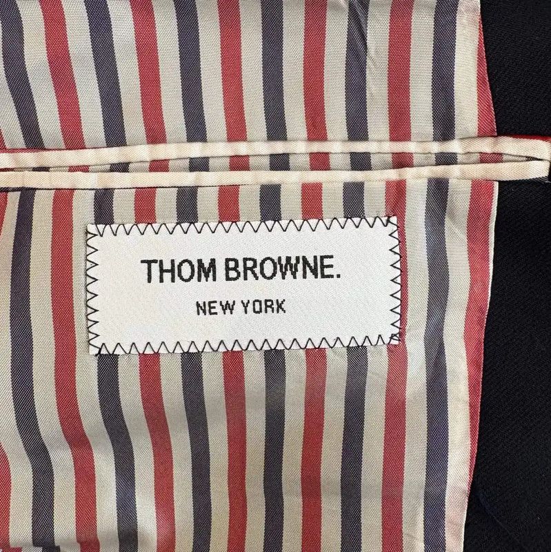 Thom Browne Thom Browne Navy Wool Women's Cardigan 0089 Size M / US 6-8 / IT 42-44 - 6 Thumbnail