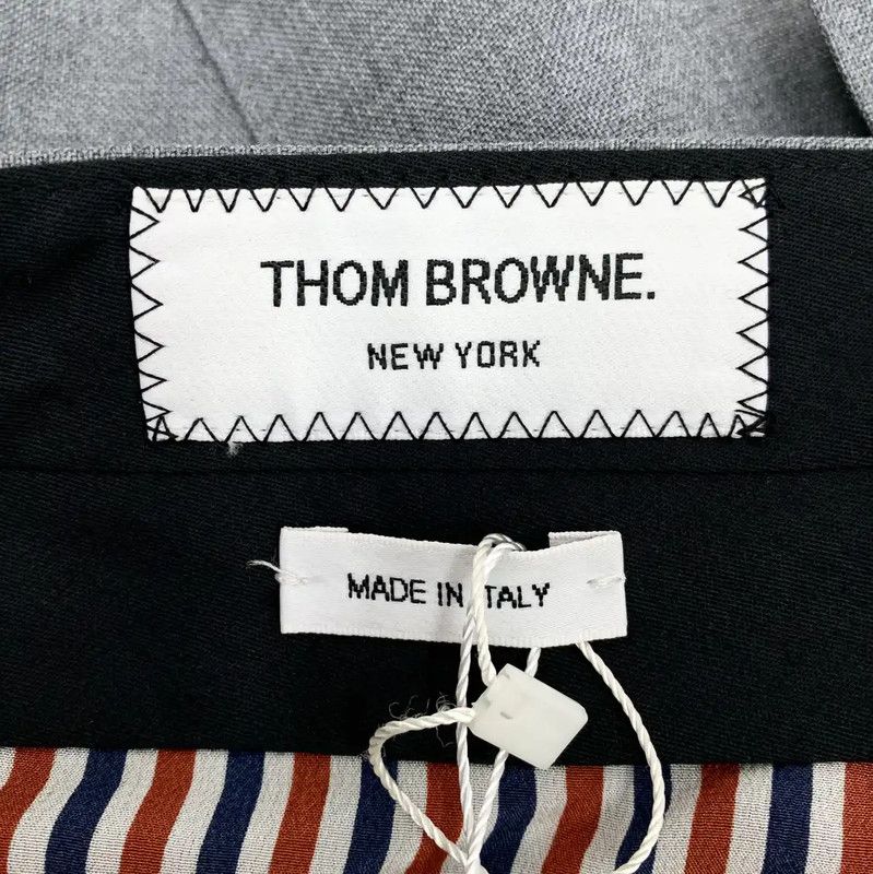 Thom Browne Thom Browne Gray Wool Women's Skirt 0089 Size 27" / US 4 / IT 40 - 5 Thumbnail