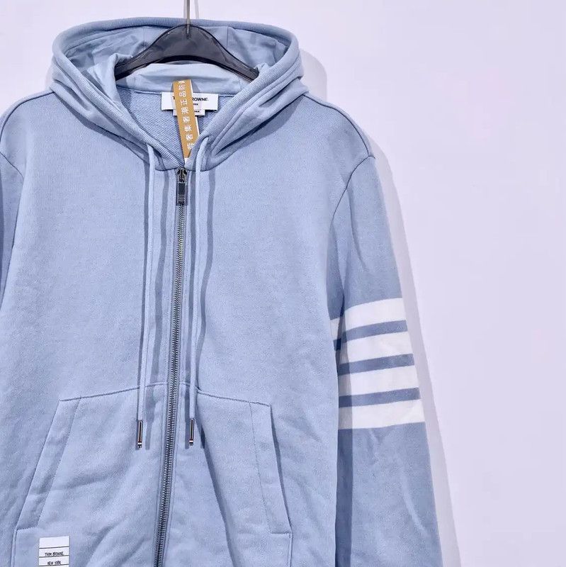 Thom Browne Thom Browne Blue Cotton Women’s Jacket 0089 Size S / US 4 / IT 40 - 4 Thumbnail