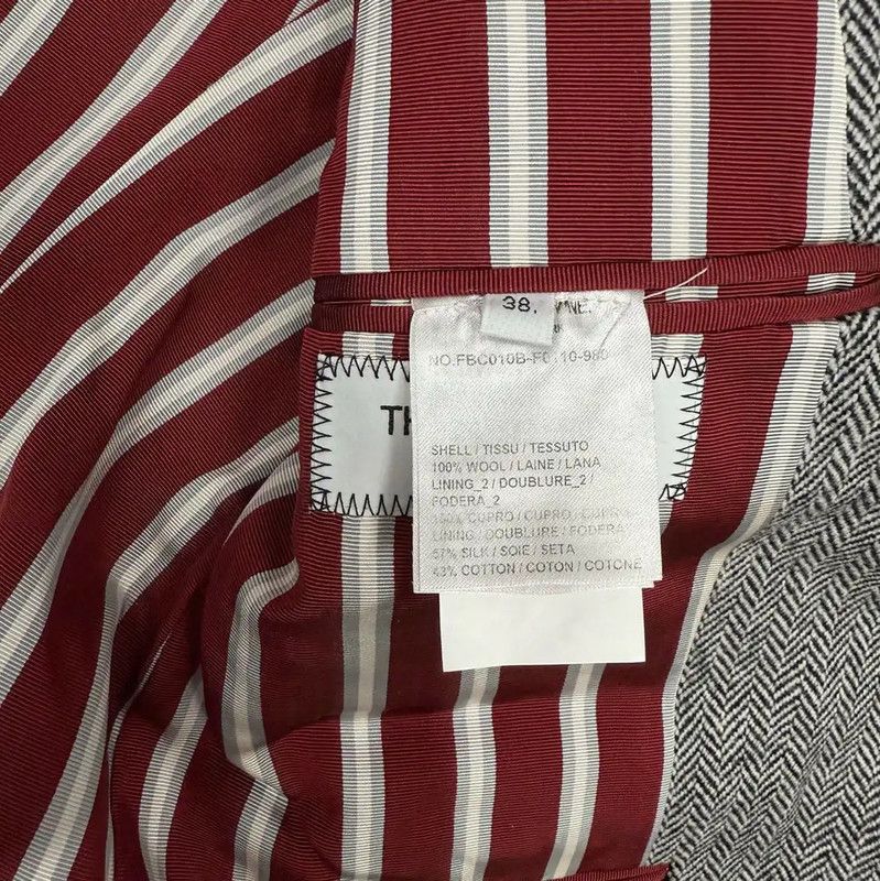 Thom Browne Thom Browne Gray Wool Women's Jacket 0089 Size S / US 4 / IT 40 - 4 Thumbnail