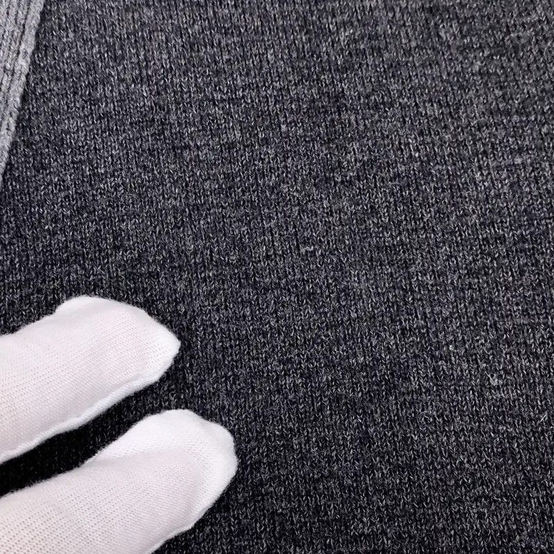 Thom Browne Thom Browne Colorblocked Cotton Cardigan for Women 0089 Size XS / US 0-2 / IT 36-38 - 8 Thumbnail