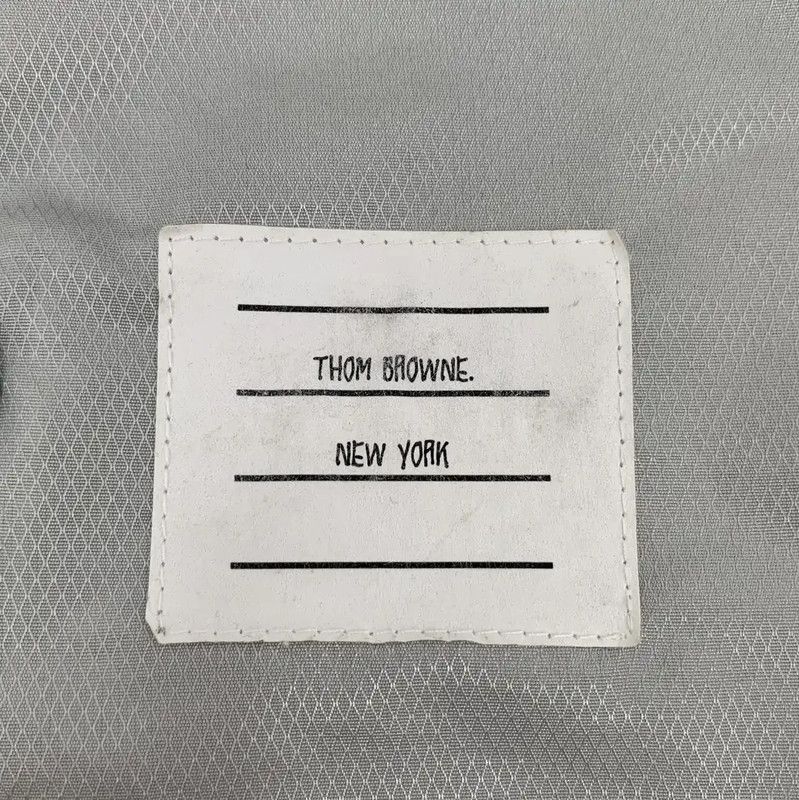 Thom Browne Thom Browne Gray Polyester Women's Trench Coat 0089 Size ONE SIZE - 6 Thumbnail