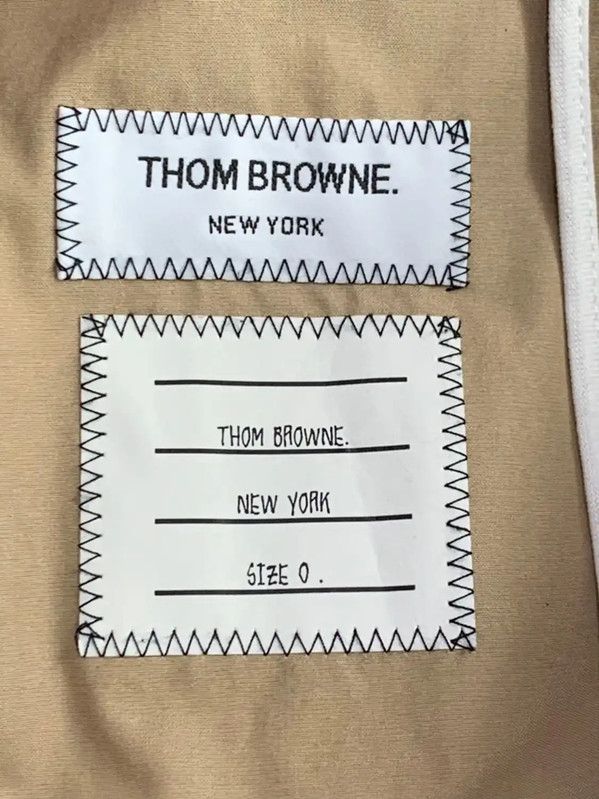 Thom Browne Thom Browne Khaki Cotton Women's Jacket 0089 Size XS / US 0-2 / IT 36-38 - 5 Thumbnail