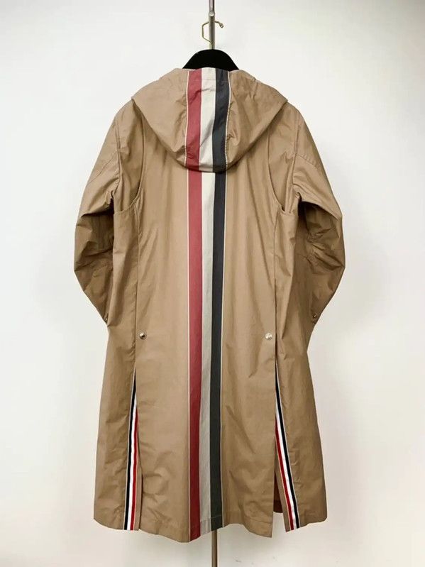 Thom Browne Thom Browne Khaki Cotton Women's Jacket 0089 Size XS / US 0-2 / IT 36-38 - 2 Thumbnail