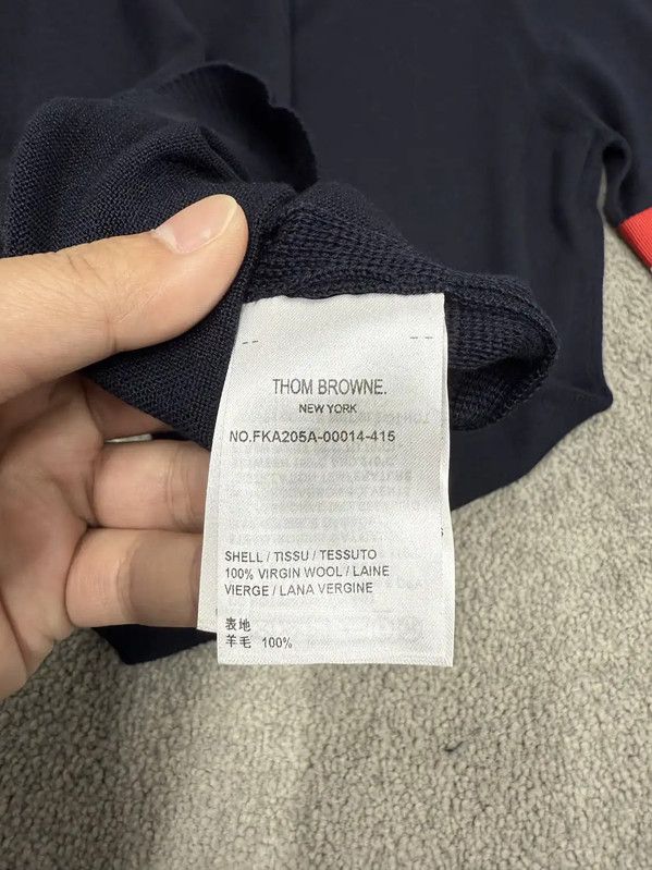 Thom Browne Thom Browne Black Wool Summer Short Sleeve Tee 0089 Size XL / US 12-14 / IT 48-50 - 4 Thumbnail