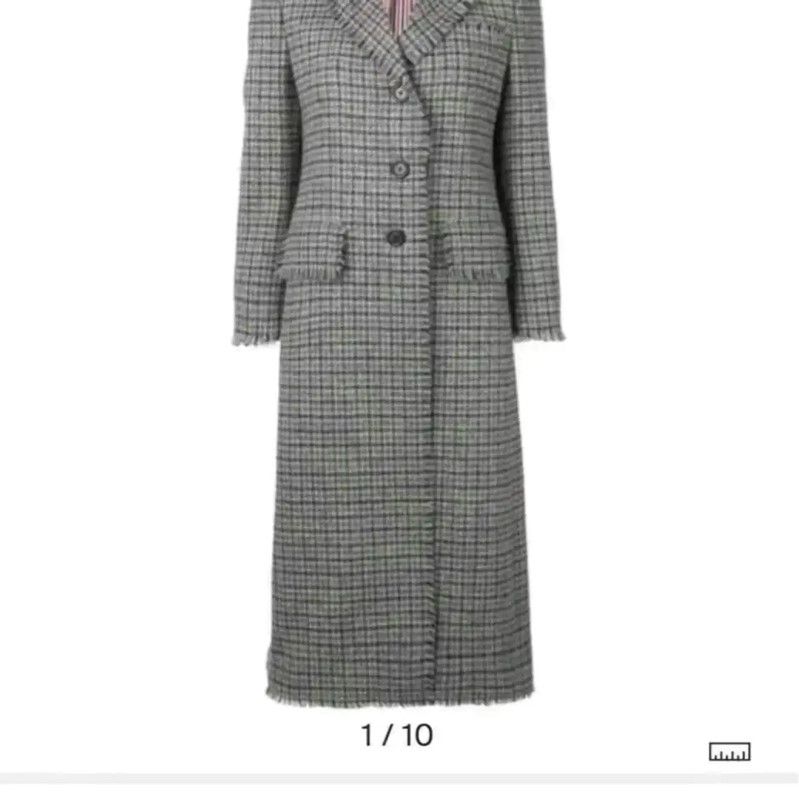 Thom Browne Thom Browne Gray Cotton Women’s Long Coat 0089 Size M / US 6-8 / IT 42-44 - 8 Thumbnail