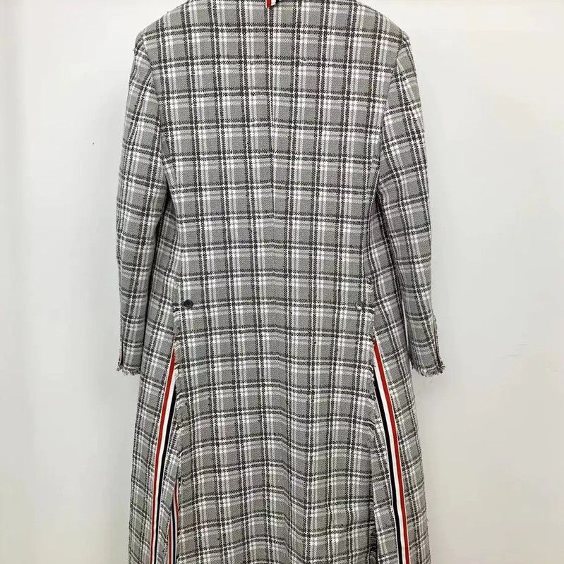 Thom Browne Thom Browne Gray Cotton Women’s Long Coat 0089 Size M / US 6-8 / IT 42-44 - 2 Thumbnail