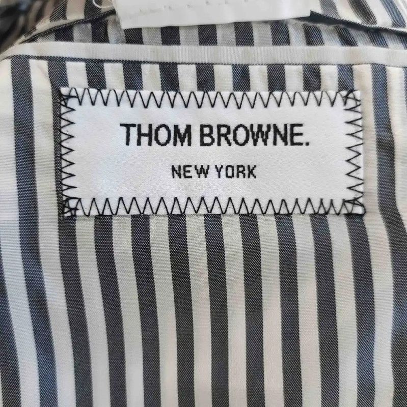 Thom Browne Thom Browne Gray Women's Cotton Jacket 0089 Size M / US 6-8 / IT 42-44 - 5 Thumbnail