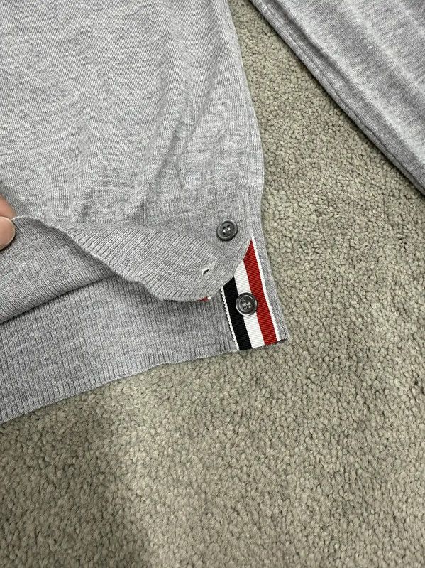 Thom Browne Thom Browne Gray Wool Pullover Sweater 0089 Size S / US 4 / IT 40 - 2 Thumbnail