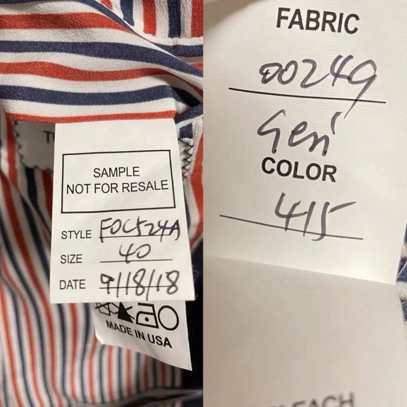 Thom Browne Thom Browne L Blue Cotton Trench Coat 0089 Size L / US 10 / IT 46 - 3 Thumbnail