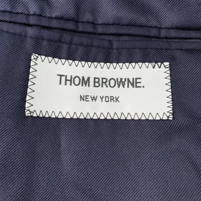 Thom Browne Thom Browne Women's Navy Wool Jacket 0089 Size XS / US 0-2 / IT 36-38 - 6 Thumbnail