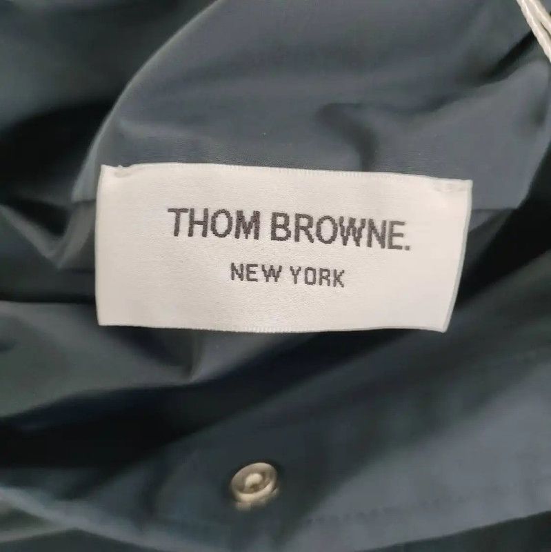 Thom Browne Thom Browne Women's Black Polyester Raincoat 0089 Size L / US 10 / IT 46 - 3 Thumbnail