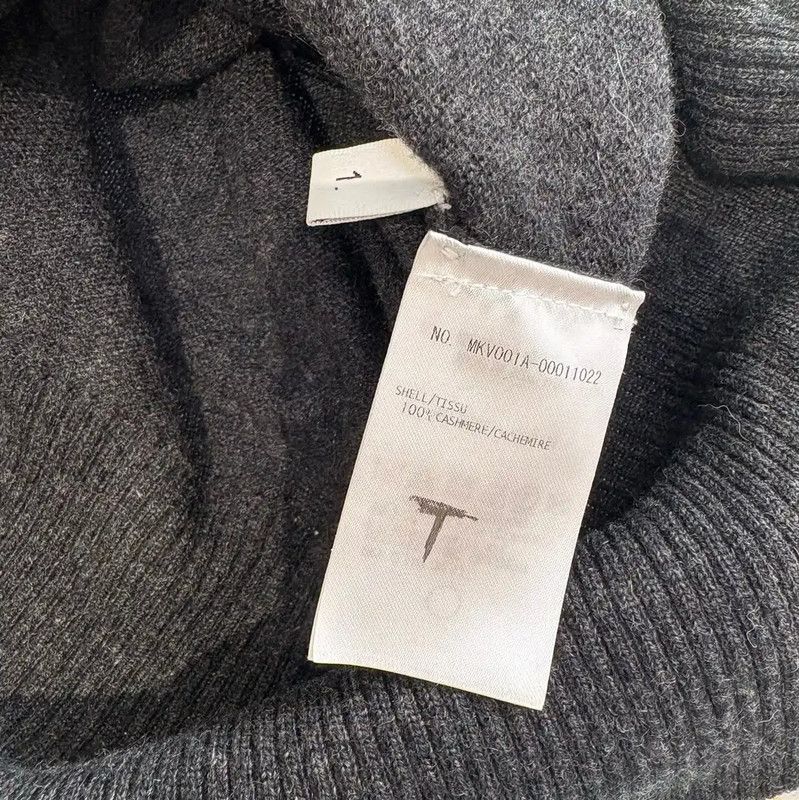Thom Browne Thom Browne Gray Cashmere Short Sleeve Sweater 0089 Size S / US 4 / IT 40 - 6 Thumbnail