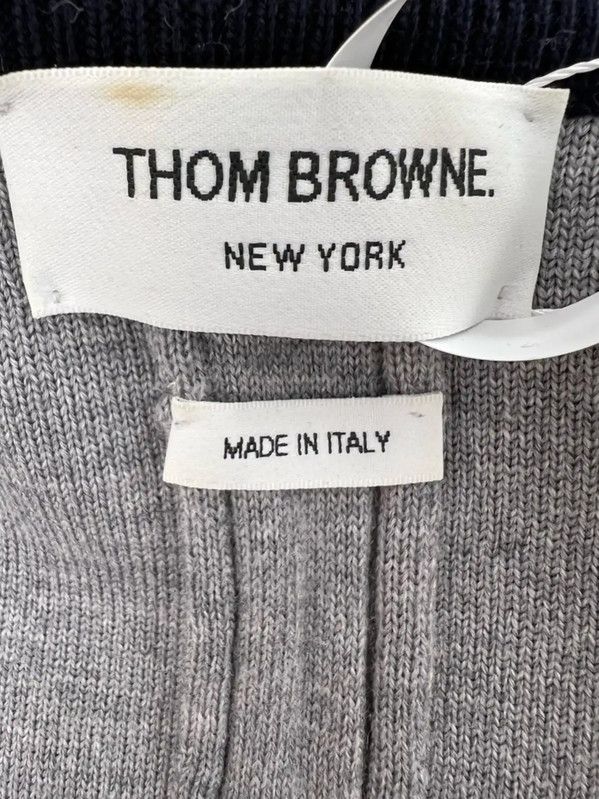 Thom Browne Thom Browne Women's White Cardigan Sweater 0089 Size M / US 6-8 / IT 42-44 - 5 Thumbnail