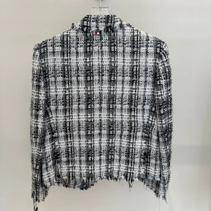Thom Browne Thom Browne Gray Short Sleeve Blazer 0089 Size S / US 4 / IT 40 - 4 Thumbnail