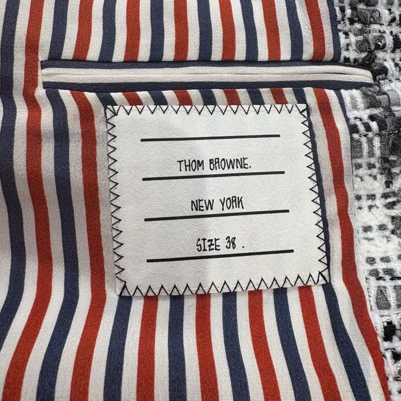 Thom Browne Thom Browne Gray Short Sleeve Blazer 0089 Size S / US 4 / IT 40 - 7 Thumbnail