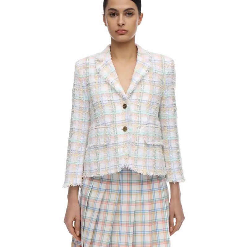 Thom Browne Thom Browne Spring Autumn Ivory Cotton Cardigan 0089 Size M / US 6-8 / IT 42-44 - 5 Thumbnail