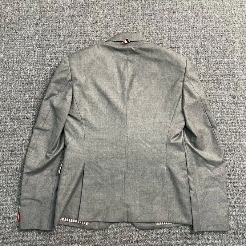 Thom Browne Thom Browne Women's Grey Blazer Jacket 0089 Size M / US 6-8 / IT 42-44 - 2 Thumbnail