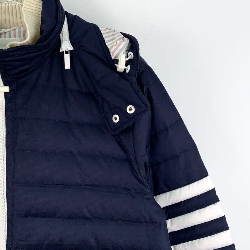 Thom Browne Thom Browne Dark Blue Women’s Down Jacket 0089 Size L / US 10 / IT 46 - 3 Thumbnail