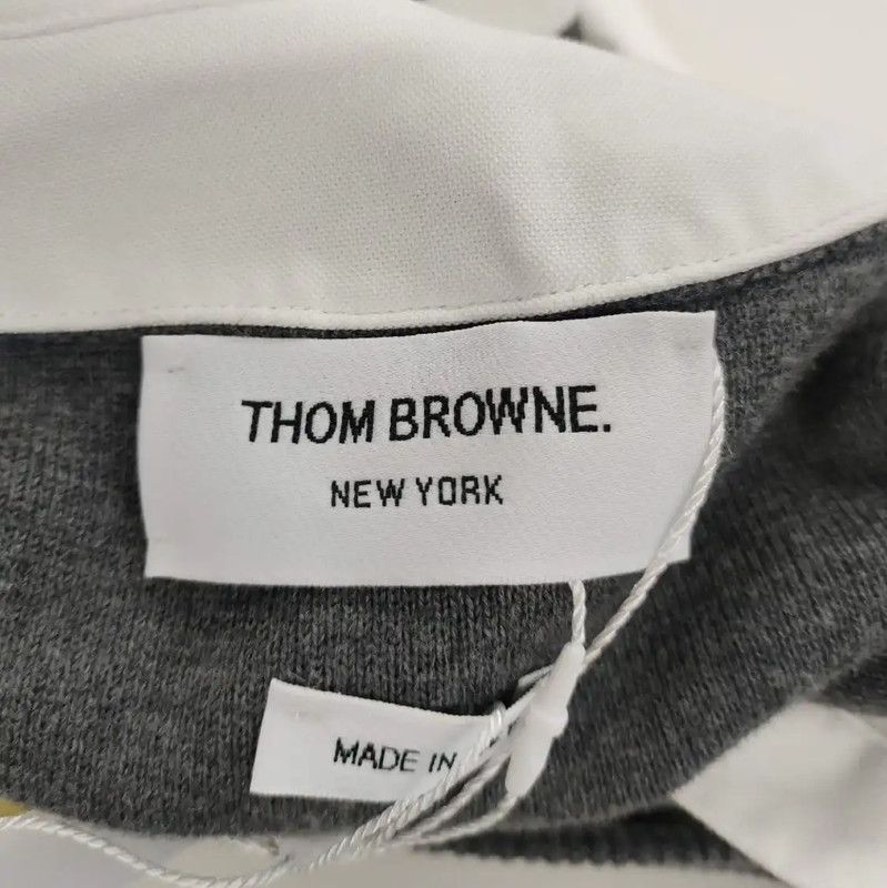 Thom Browne Thom Browne Colorblock Cotton Shirt for Women 0089 Size M / US 6-8 / IT 42-44 - 3 Thumbnail