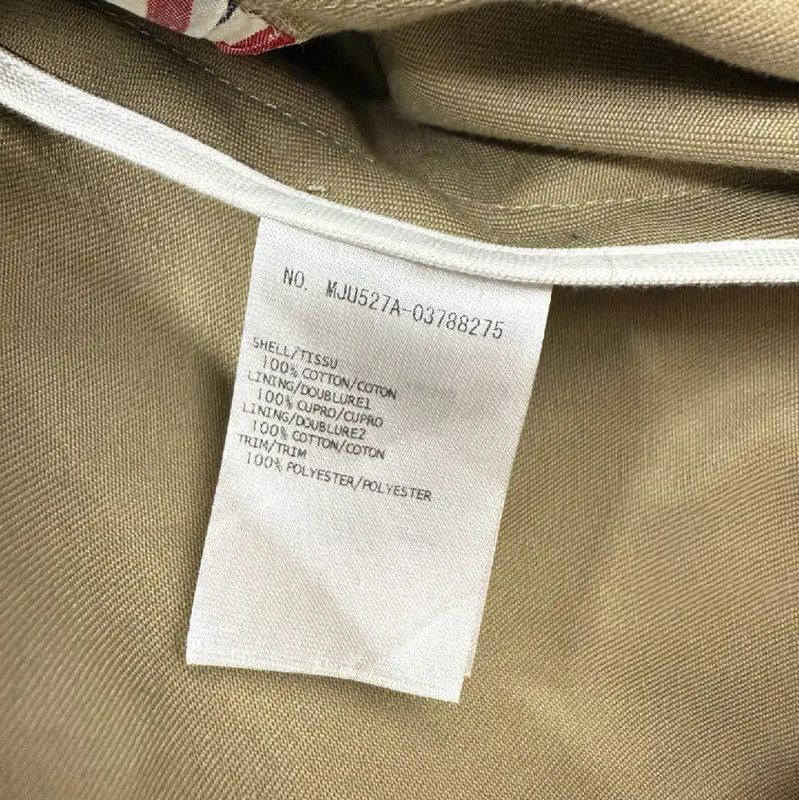 Thom Browne Thom Browne Women's Khaki Cotton Trench Coat 0089 Size M / US 6-8 / IT 42-44 - 4 Thumbnail