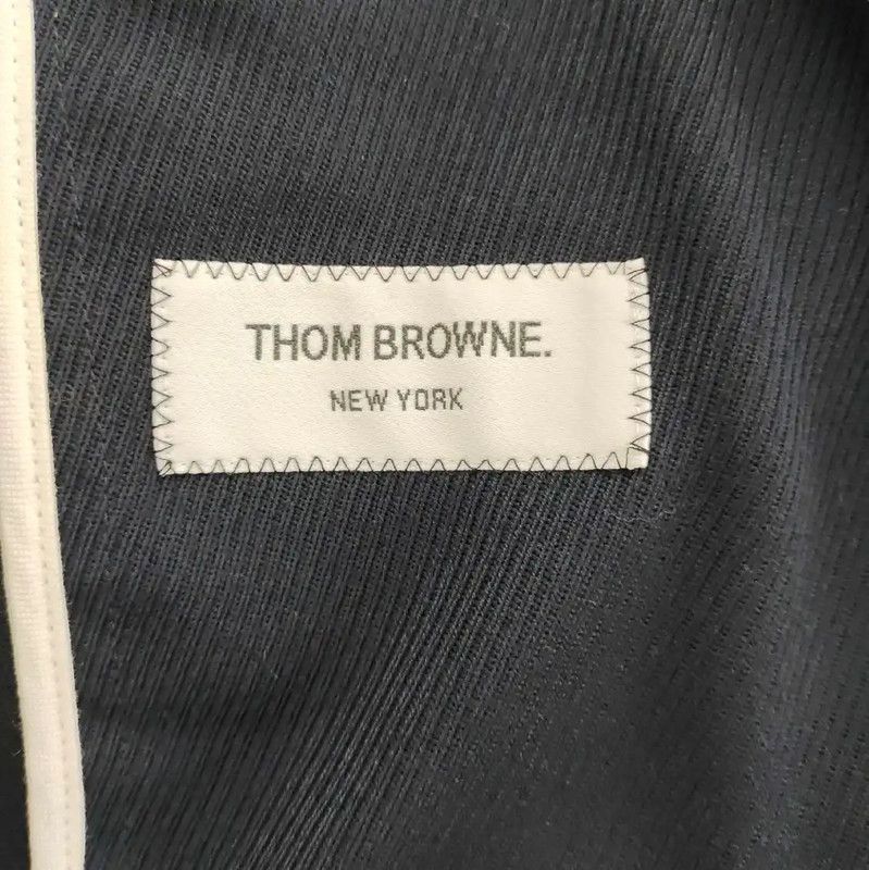 Thom Browne Thom Browne Black Wool Women's Overcoat 0089 Size L / US 10 / IT 46 - 3 Thumbnail