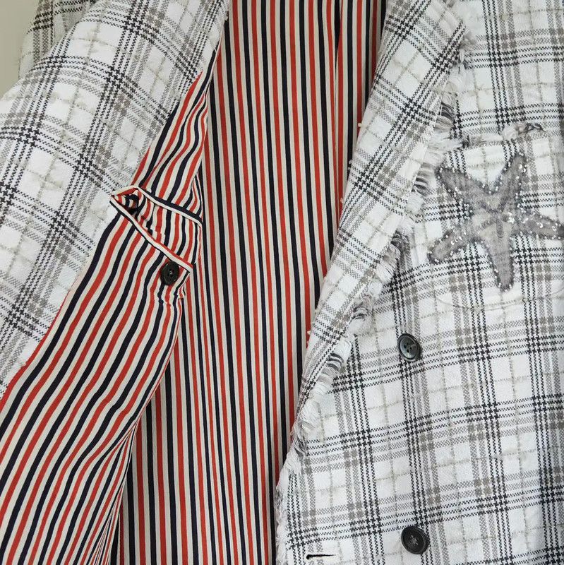 Thom Browne Thom Browne Spring Autumn Color-Block Jacket 0089 Size S / US 4 / IT 40 - 9 Thumbnail