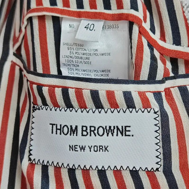 Thom Browne Thom Browne Spring Autumn Color-Block Jacket 0089 Size S / US 4 / IT 40 - 8 Thumbnail
