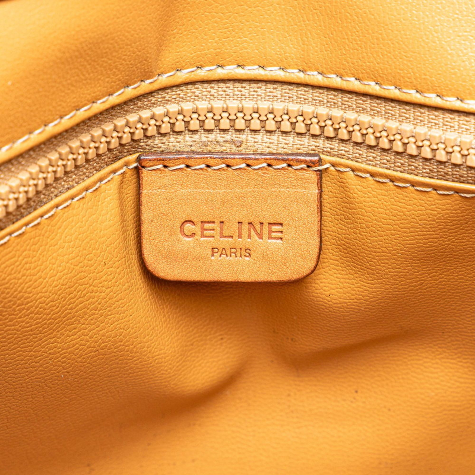 Celine Celine Macadam Crossbody Shoulder Bag in Brown Leather for Women Size ONE SIZE - 11 Thumbnail