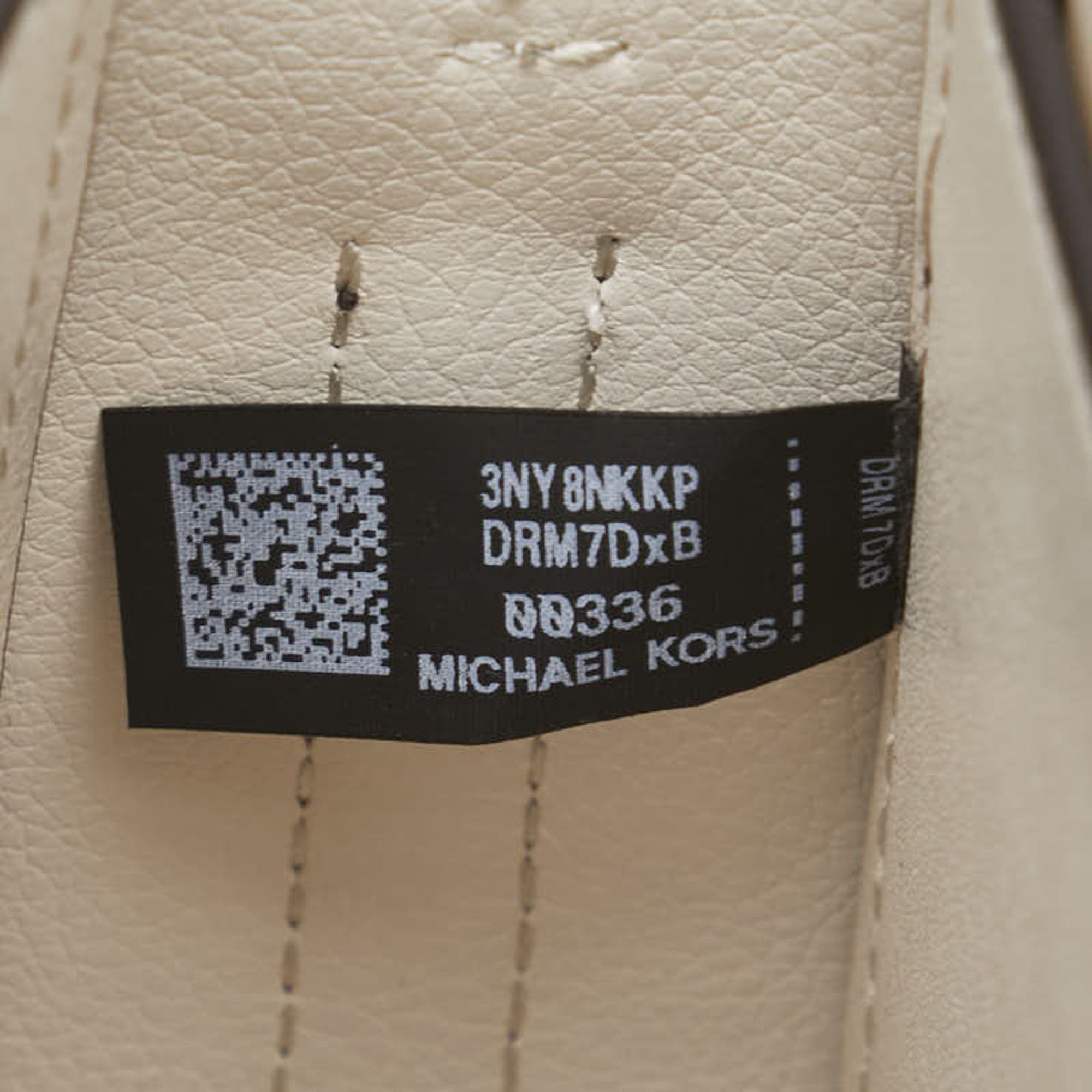 Michael Kors Michael Kors Python Embossed MK Logo Crossbody Shoulder Bag 35S4G6RC1Y Brown and Beige Leather Women's Size ONE SIZE - 11 Thumbnail