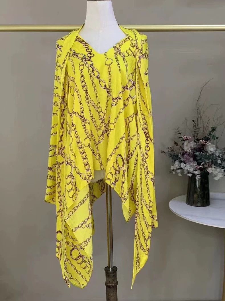 Balenciaga Balenciaga Silk Chain Show Top - dmc Size US XS / EU 42 / 0 - 9 Thumbnail