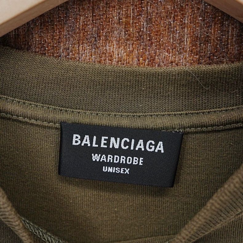 Balenciaga Balenciaga Washed Green Coke Embroidered Tee - dmc Size US L / EU 52-54 / 3 - 3 Thumbnail