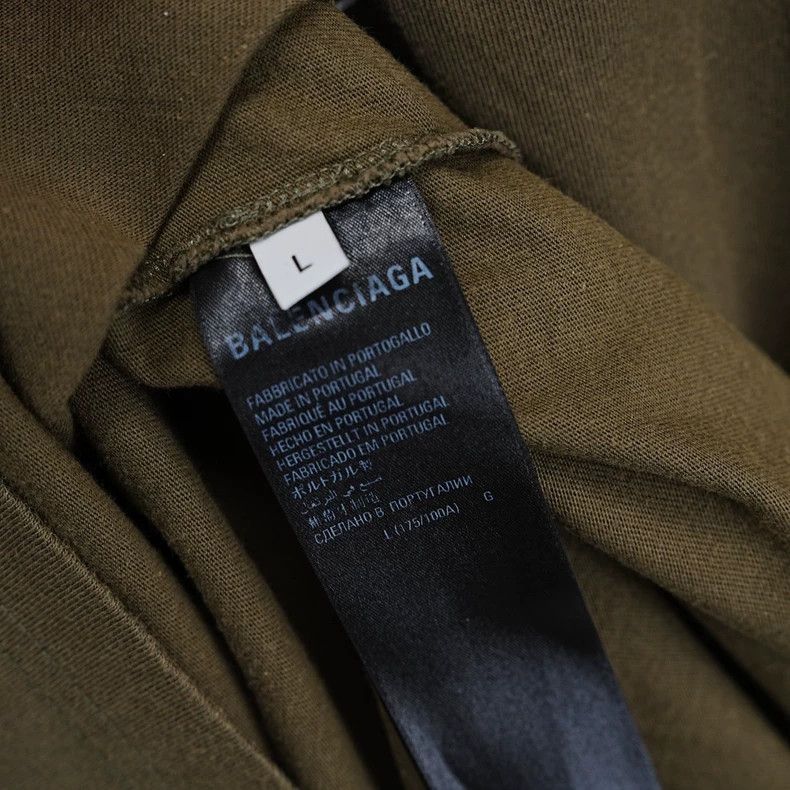 Balenciaga Balenciaga Washed Green Coke Embroidered Tee - dmc Size US L / EU 52-54 / 3 - 4 Thumbnail