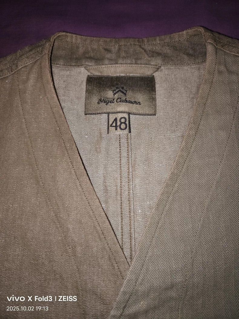 Nigel Cabourn Nigel Cabourn Military Green Vest - dmc Size US S / EU 44-46 / 1 - 3 Thumbnail