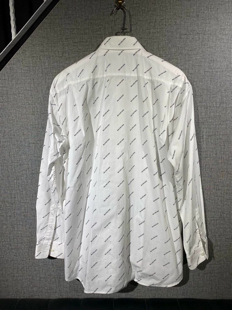 Balenciaga Balenciaga Graphic Print Button Up Shirt - dmc Size US L / EU 52-54 / 3 - 2 Thumbnail