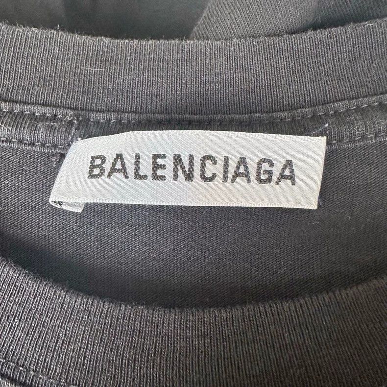 Balenciaga Balenciaga Logo Black Short Sleeve Tee - dmc Size US XS / EU 42 / 0 - 3 Thumbnail