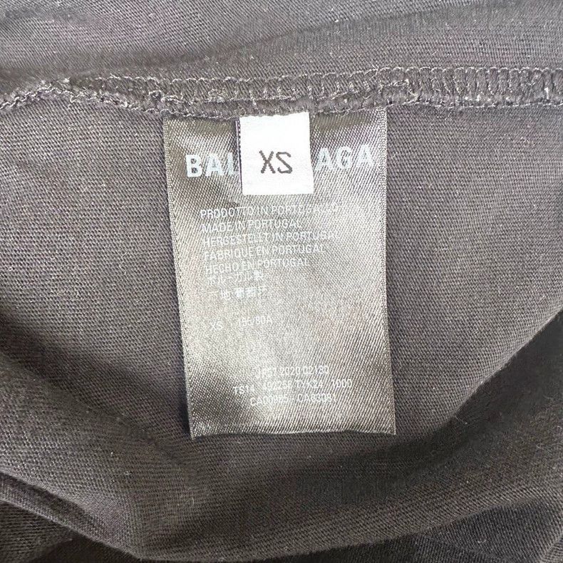 Balenciaga Balenciaga Logo Black Short Sleeve Tee - dmc Size US XS / EU 42 / 0 - 5 Thumbnail