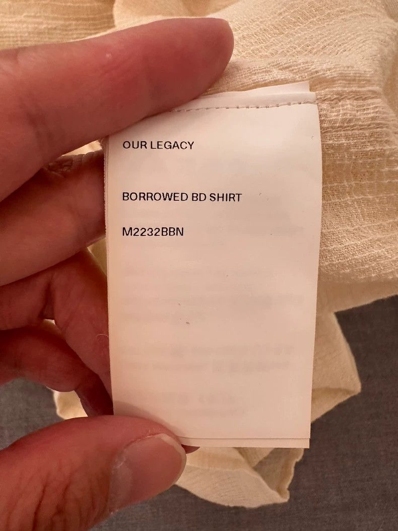 Our Legacy Our Legacy Check Pleated Shirt - dmc Size US M / EU 48-50 / 2 - 4 Thumbnail
