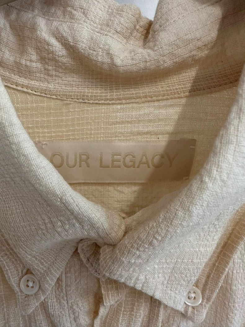 Our Legacy Our Legacy Check Pleated Shirt - dmc Size US M / EU 48-50 / 2 - 2 Thumbnail