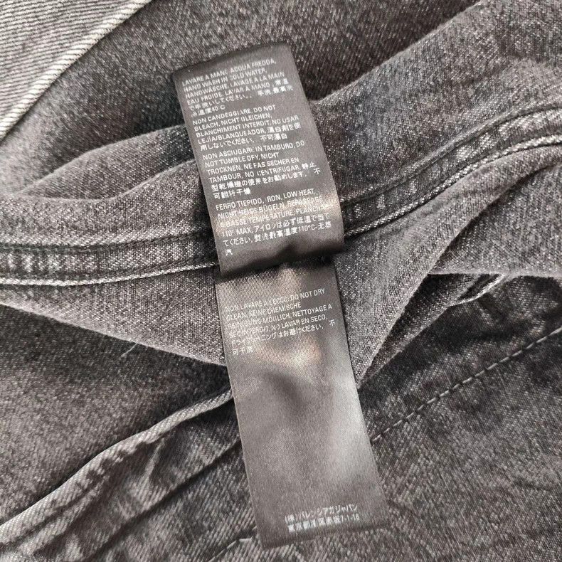Balenciaga Balenciaga Gray Denim Jacket S - dmc Size US S / EU 44-46 / 1 - 7 Thumbnail