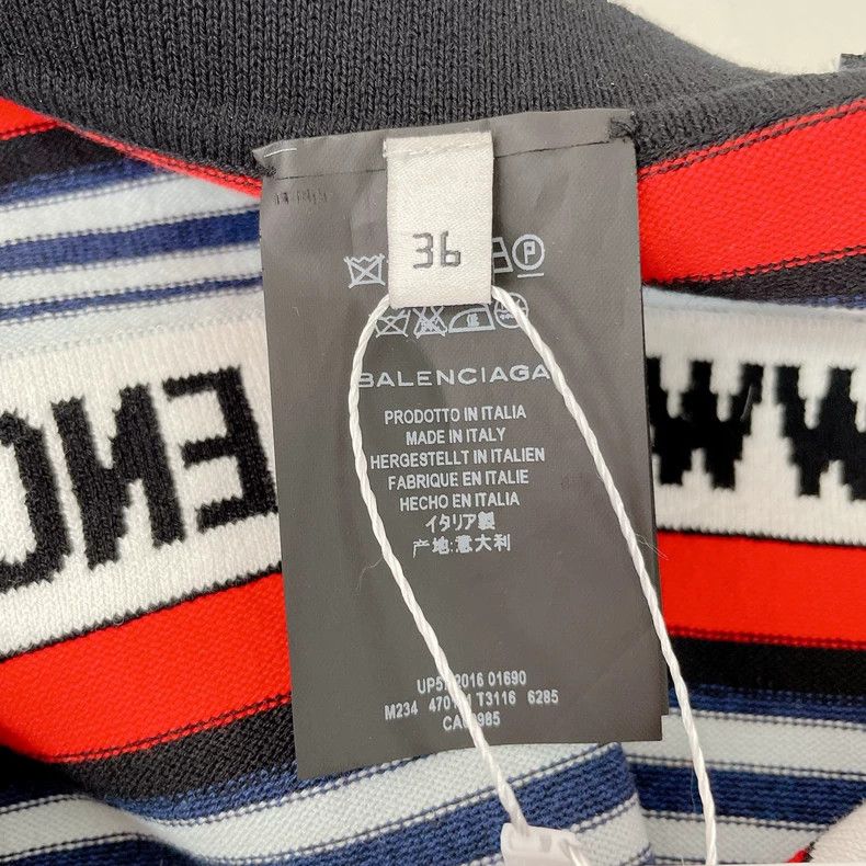 Balenciaga Balenciaga Striped Logo Mini Skirt - dmc Size US 36 / EU 52 - 8 Thumbnail