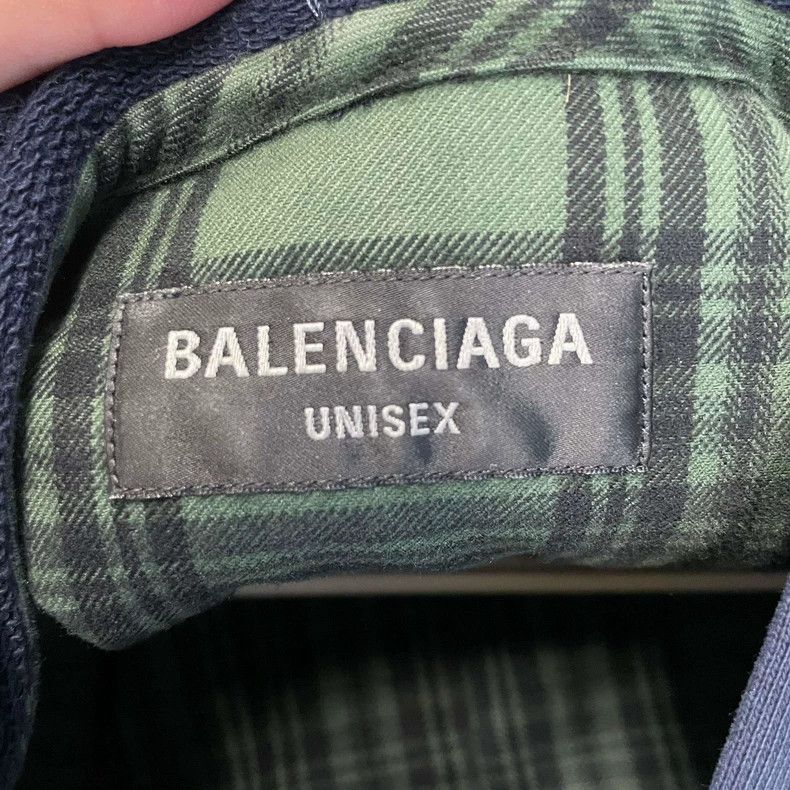 Balenciaga Balenciaga Green Plaid Cotton Shirt - dmc Size US M / EU 48-50 / 2 - 3 Thumbnail