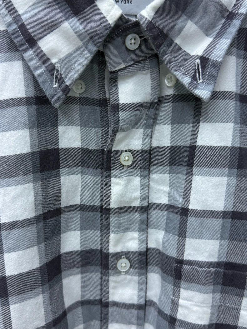 Thom Browne Thom Browne Plaid Dual-Sleeve Shirt - dmc Size US XL / EU 56 / 4 - 4 Thumbnail