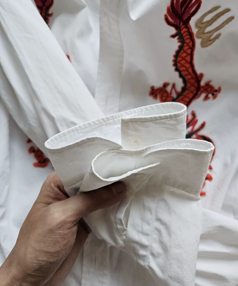 Gucci Gucci Embroidered Dragon Shirt - dmc Size US S / EU 44-46 / 1 - 7 Thumbnail
