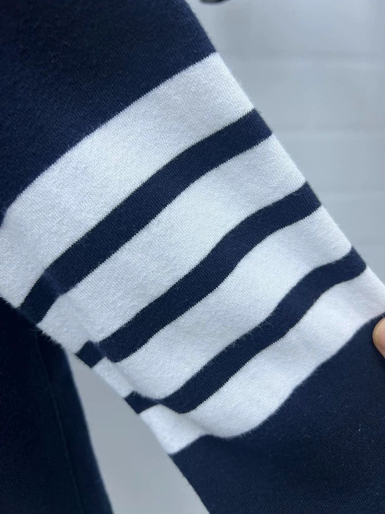 Thom Browne Thom Browne Navy Stripe Sweatshirt 44 - dmc Size US S / EU 44-46 / 1 - 6 Thumbnail