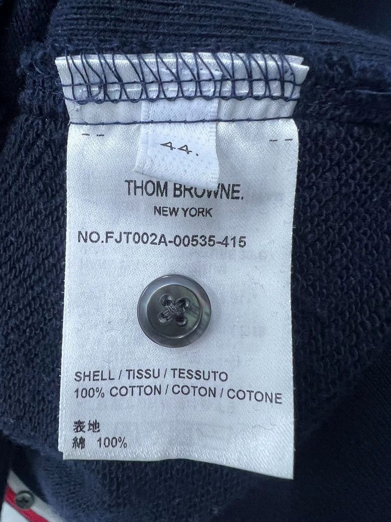 Thom Browne Thom Browne Navy Stripe Sweatshirt 44 - dmc Size US S / EU 44-46 / 1 - 4 Thumbnail