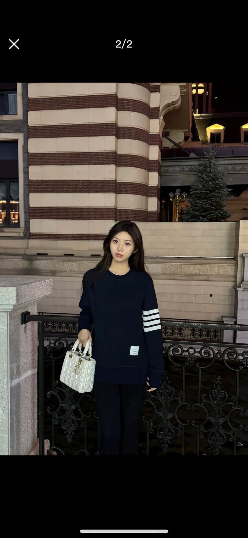 Thom Browne Thom Browne Navy Stripe Sweatshirt 44 - dmc Size US S / EU 44-46 / 1 - 9 Thumbnail