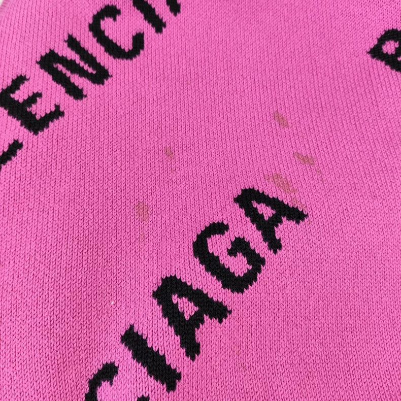 Balenciaga Balenciaga Pink Knit Sweater M - dmc Size US M / EU 48-50 / 2 - 4 Thumbnail